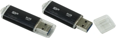 Флеш Диск Silicon Power 64Gb Blaze B02 SP064GBUF3B02V1K USB3.1 черный