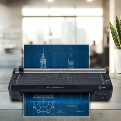 Ламинатор Cactus CS-LAB-F1 черный A4 (70-125мкм) 25см/мин (2вал.) хол.лам. лам.фото