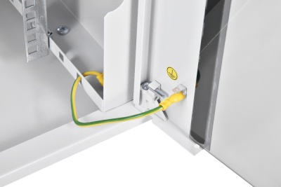 Шкаф коммутационный ЦМО ШРН-ЭКОНОМ (ШРН-Э-12.350) настенный 12U 600x350мм пер.дв.стекл 85кг серый 300мм 15.84кг 180град. 608мм IP20 металл