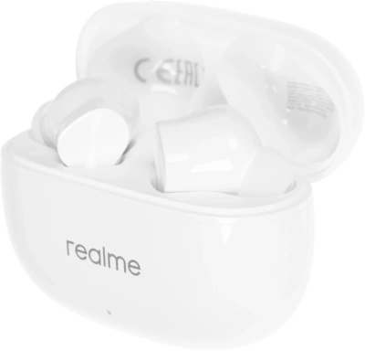 Гарнитура внутриканальные Realme Buds T200x белый беспроводные bluetooth в ушной раковине (6941764471900)