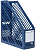 Лоток вертикальный Deli E9842 BLUE 1отд. для бумаг синий пластик
