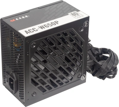 Блок питания Accord ATX 650W ACC-W650P 80+ white (20+4pin) APFC 120mm fan 6xSATA RTL