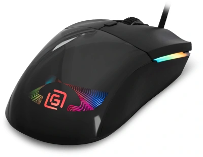 Мышь Оклик 714GM черный оптическая 7200dpi USB 6but (1620717)