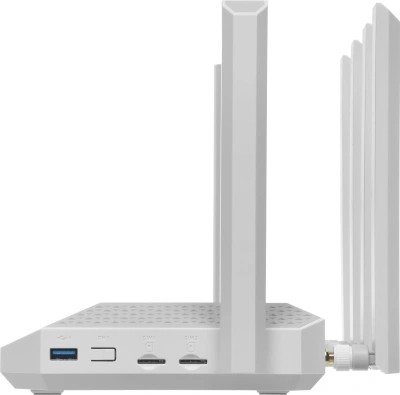 Роутер беспроводной Keenetic Netcraze Hero 5G (NC-4110) AX3000 10/100/1000/2500BASE-TX/4G cat.12 белый