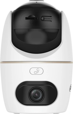 Камера видеонаблюдения IP Dahua DH-IPC-H3DP-3F-0360B Wi-Fi 3.6-3.6мм цв. корп.:белый/черный (DH-H3D-3F)