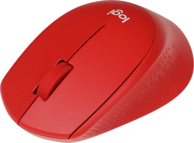 Мышь Logitech M280 красный оптическая 1000dpi беспров. USB 2but (910-004308)