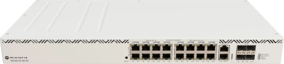Коммутатор MikroTik CRS320-8P-8B-4S+RM (L3) 16x1Гбит/с 4xКомбо(10GBase-T/SFP+) 4SFP+ 16PoE 963W управляемый