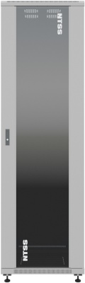 Шкаф серверный NTSS Премиум (NTSS-R22U6080GS) напольный 22U 600x800мм пер.дв.стекл металл 900кг серый 710мм 54.1кг 1102мм IP20 сталь