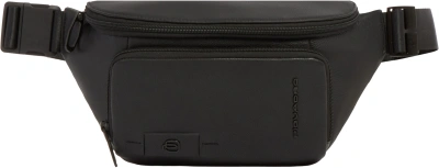 Сумка поясная мужская Piquadro Russel CA7153W137/N черная натур.кожа