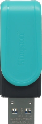 Флеш Диск Kingston 128GB DataTraveler Exodia S DTXS/128GB USB3.0 бирюзовый/черный