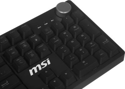 Клавиатура MSI GK320 механическая черный USB Multimedia for gamer LED (S11-04RU259-HH9) кабель 1.6м