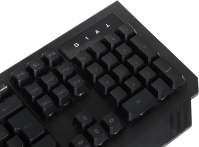 Клавиатура A4Tech B120N черный USB Multimedia for gamer LED (подставка для запястий) кабель 1.8м