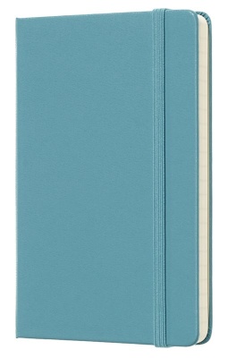 Блокнот Moleskine CLASSIC MM710B35 Pocket 90x140мм 192стр. линейка твердая обложка голубой