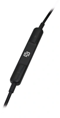 Гарнитура внутриканальные Оклик HS-S-230 1.2м черный проводные в ушной раковине (SS-E188B)