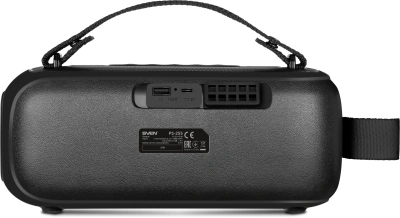 Колонка порт. Sven PS-255 черный 12W 2.0 BT 3600mAh (SV-022563)