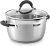 Кастрюля Rondell Flamme RDS-024 3.2л. d=20см (с крышкой) стальной