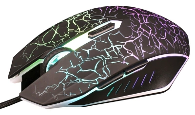 Мышь Оклик 905G INVASION черный оптическая 3600dpi USB для ноутбука 6but (405626)