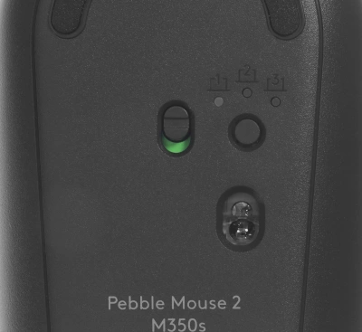 Мышь Logitech Pebble 2 M350S графитовый оптическая 4000dpi silent беспров. BT для ноутбука 2but (910-006988)