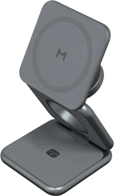 Беспроводное зар./устр. Magssory fold pro 23W 3A+2.22A (PD+QC+QI) USB Type-C для Apple темно-синий (WCH063M)
