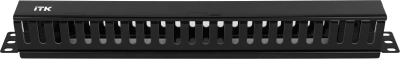 Кабельный органайзер горизонтальный ITK CO05-1PC 1U шир.:19" глуб.:60мм