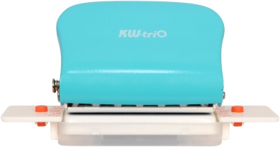 Дырокол Kw-Trio 099H9 макс.:5лист. пластик бирюзовый отв.:6