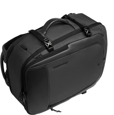 Рюкзак мужской Piquadro Lyss CA6929S143BM/N черный полиэстер/натур.кожа