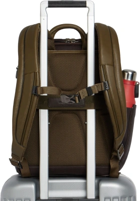 Рюкзак мужской Piquadro Black Square CA6501B3/VETM хаки натур.кожа