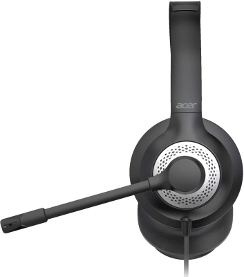 Наушники с микрофоном Acer OHW309 черный 2.8м накладные USB оголовье (ZL.HDSEE.004)