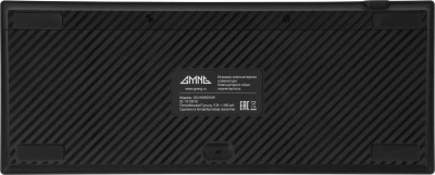 Клавиатура GMNG GG-KB500XW механическая черный USB беспроводная BT/Radio Multimedia for gamer LED (1910516) кабель 1.8м