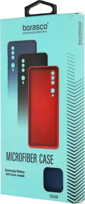Чехол (клип-кейс) BoraSCO для Samsung Galaxy A03 Core Microfiber Case синий (40946)