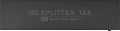 Сплиттер аудио-видео Premier 5-872-8V2 HDMI (f)/8xHDMI (f) черный