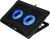 Подставка для ноутбука Digma D-NCP170-2x110RGB 18" 400x288x45мм 52дБ 2xUSB 2x 110ммFAN 1250г Fan-control металл/пластик черный