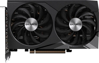 Видеокарта Gigabyte PCI-E 4.0 GV-N3060WF2OC-12GD 2.0 NVIDIA GeForce RTX 3060 12Gb 192bit GDDR6 1792/15000 HDMIx2 DPx2 HDCP Ret