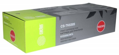 Картридж лазерный Cactus CS-TK6305 TK-6305 черный (35000стр.) для Kyocera Mita TASKalfa 3500/3501/4500/4501/5500/5501/3500i/3501i/4500i/4501i/5500i/5501i