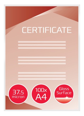 Пленка для ламинирования GBC 37.5мкм A4 (200шт) глянцевая 216x303мм 3745103