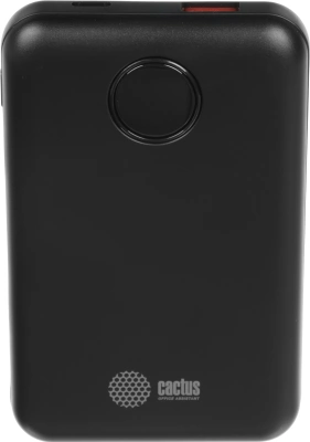 Мобильный аккумулятор Cactus CS-PBFSOA-10000 10000mAh 22.5W 4.5A USB-A/USB-C черный