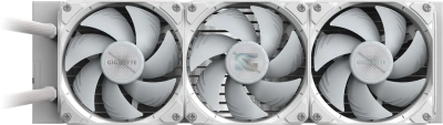 Система водяного охлаждения Gigabyte Gaming 360 ICE ARGB Soc-AM5/AM4/1200/1700/1851 белый 4-pin 13.8-35.8dB Al Ret (GP-GIGABYTE GME 360I)