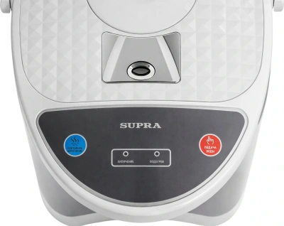Термопот Supra TPS-4007 4л. 850Вт серебристый/белый