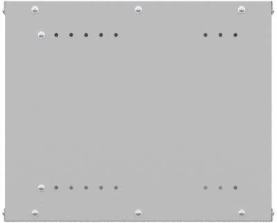 Шкаф коммутационный NTSS Lime (NTSS-WL6U5560GS) настенный 6U 550x600мм пер.дв.стекл несъемн.бок.пан. 30кг серый 520мм 12кг 110град. 370мм IP20 сталь