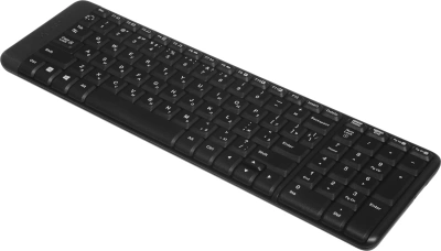Клавиатура + мышь Logitech MK220 клав:черный мышь:черный USB беспроводная (920-003236)