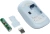 Мышь Acer OMR205 белый/голубой оптическая 1200dpi беспров. USB для ноутбука 3but (ZL.MCEEE.02H)