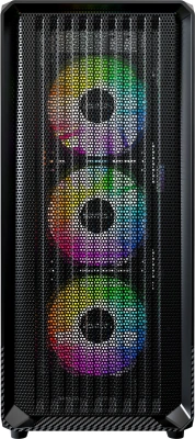 Корпус Montech X5 черный без БП ATX 8x120mm 2x140mm 1xUSB2.0 1xUSB3.0 audio bott PSU