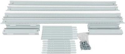 Стойка двухрамная NTSS NTSS-2POR24U/600-1000 24U 538ммx1000мм 730кг серый