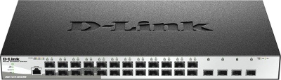 Коммутатор D-Link DGS-1210-28XS/ME/B2A (L2) 24SFP 4SFP+ управляемый