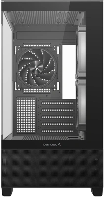 Корпус Deepcool CG380 3F черный без БП mATX 6x120mm 3x140mm 2xUSB3.0 audio bott PSU