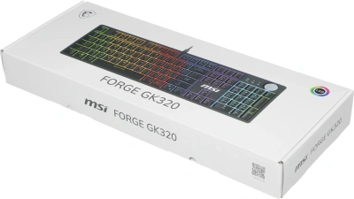 Клавиатура MSI GK320 механическая черный USB Multimedia for gamer LED (S11-04RU259-HH9) кабель 1.6м