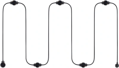 Сетевой удлинитель Buro BU-PDS6.7/B 7м (6 розеток) черный (пакет ПЭ)