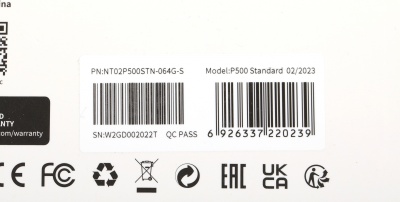 Флеш карта microSDXC 64GB Netac NT02P500STN-064G-S P500 w/o adapter