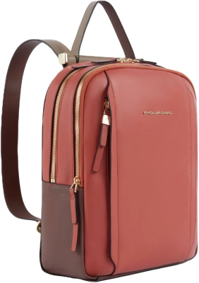Рюкзак женский Piquadro Circle CA5566W92/ARTM терракотовый/кофейный натур.кожа
