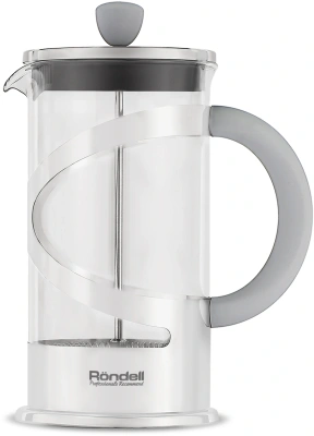 Френч-пресс Rondell Crystal Grey RDS-840 1л серый